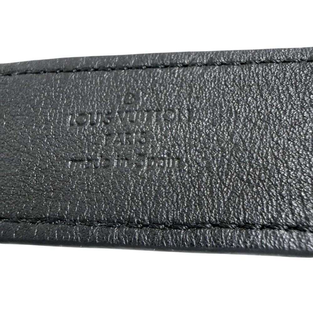LOUIS VUITTON Black Leather Charm Bracelet - Picture 8 of 10